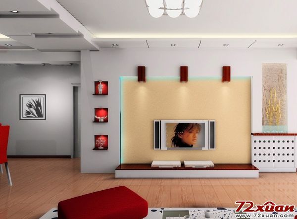 电视背景墙装修效果图大全2011     
