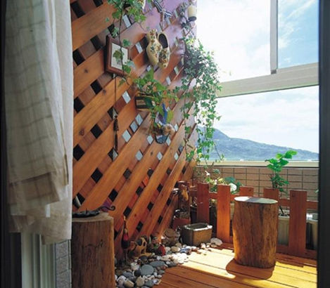 阳台护栏装修效果图 家庭阳台     