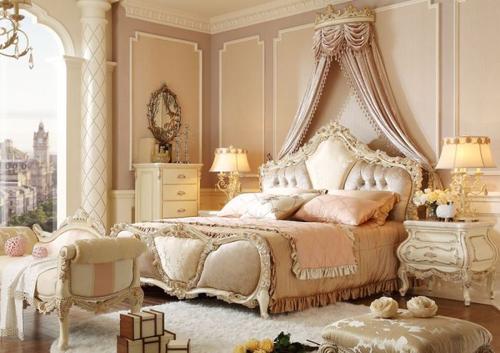 古典风格女生卧室装饰品装修效果图片