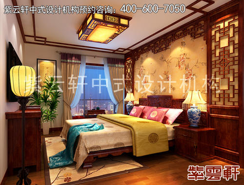 紫云轩图 说明:这方卧室空间选择墙面背景以白色为主调
