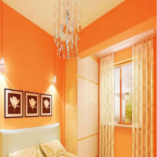 网红环保橘色深桔内墙乳胶漆桔色橘色桔黄桔红色