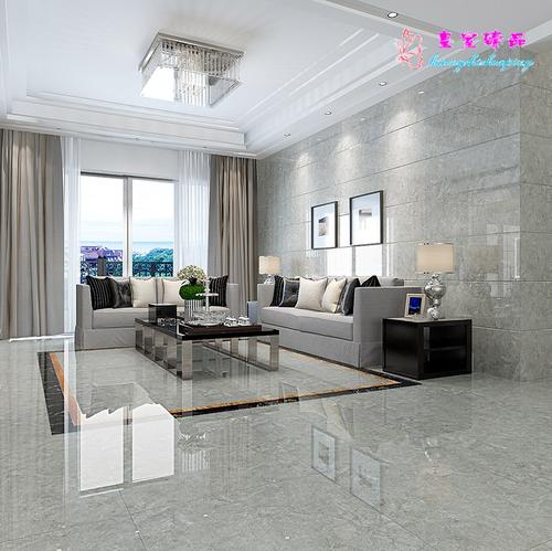 灰色大理石瓷砖800x800客厅灰色600x600全抛釉卧室地板砖墙砖 ￥