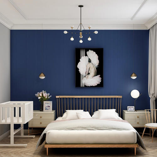 【无缝墙布】现代简约全屋素色清新卧室客厅壁布北欧式高档