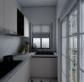 20现代北欧家庭厨房装修设计效果图-每日推荐