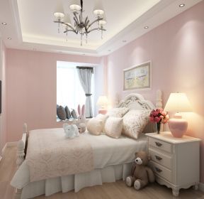 粉色卧室装修效果图-每日推荐