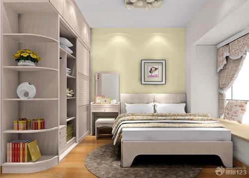 现代简约80平两室一厅米卧室装修效果图欣赏