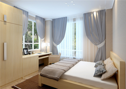 青岛室内设计小户型卧室装修效果图 10平米小卧室