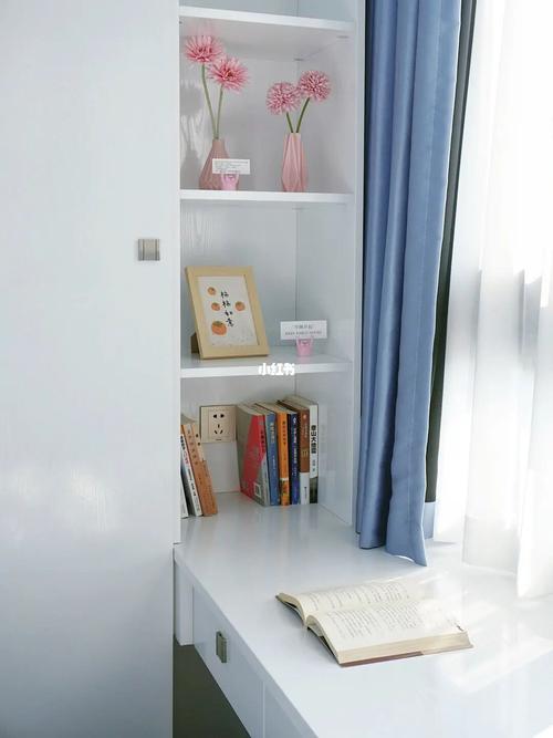 太美了蓝色6平米小书房这样设计最实用_书房_卧室