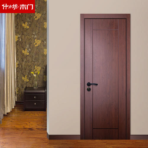 什木坊木简约室内门定制卧室房间免漆实木复合门静音生态门
