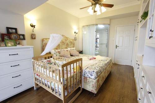 现代简约四居室婴儿床装修效果图大全#675264235