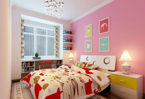 小卧室粉色墙面设计效果图