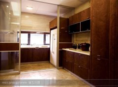现代复式楼厨房装修效果图2018最流行的装修风格